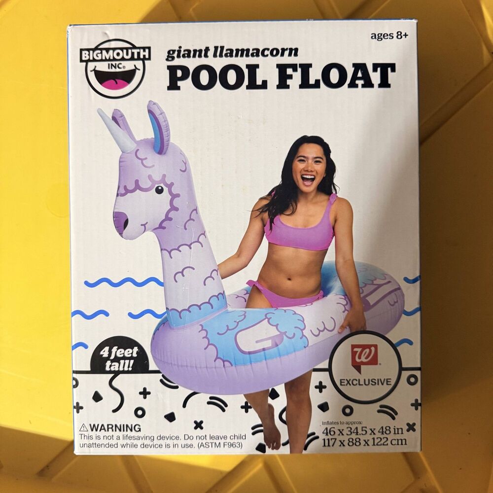 Bigmouth Inc Giant llama corn Pool float